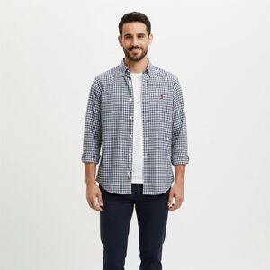 Polo Ralph Lauren Shirt Mens 3XB Check Button Down Classic Fit Great Condition